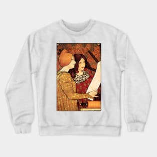 P FRIANT FILS INKS by Paul Berthon Vintage French Printing Press Advertisement Crewneck Sweatshirt